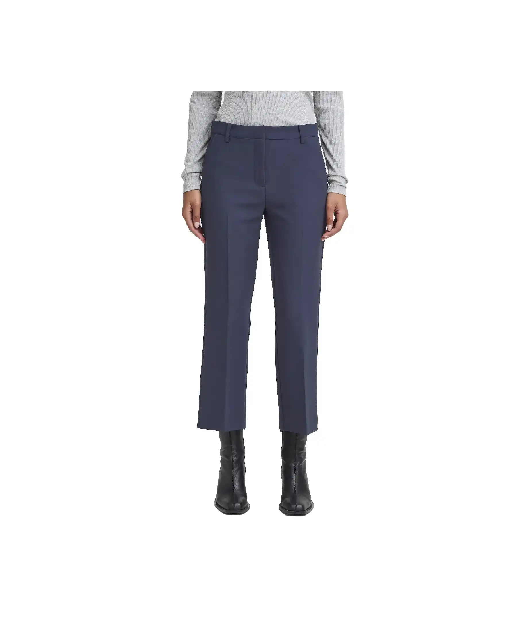 ICHI PANTALONI BLU