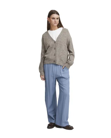 ICHI CARDIGAN GRIGIO