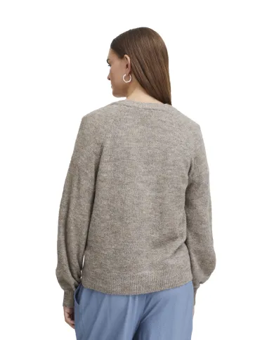 ICHI CARDIGAN GRIGIO