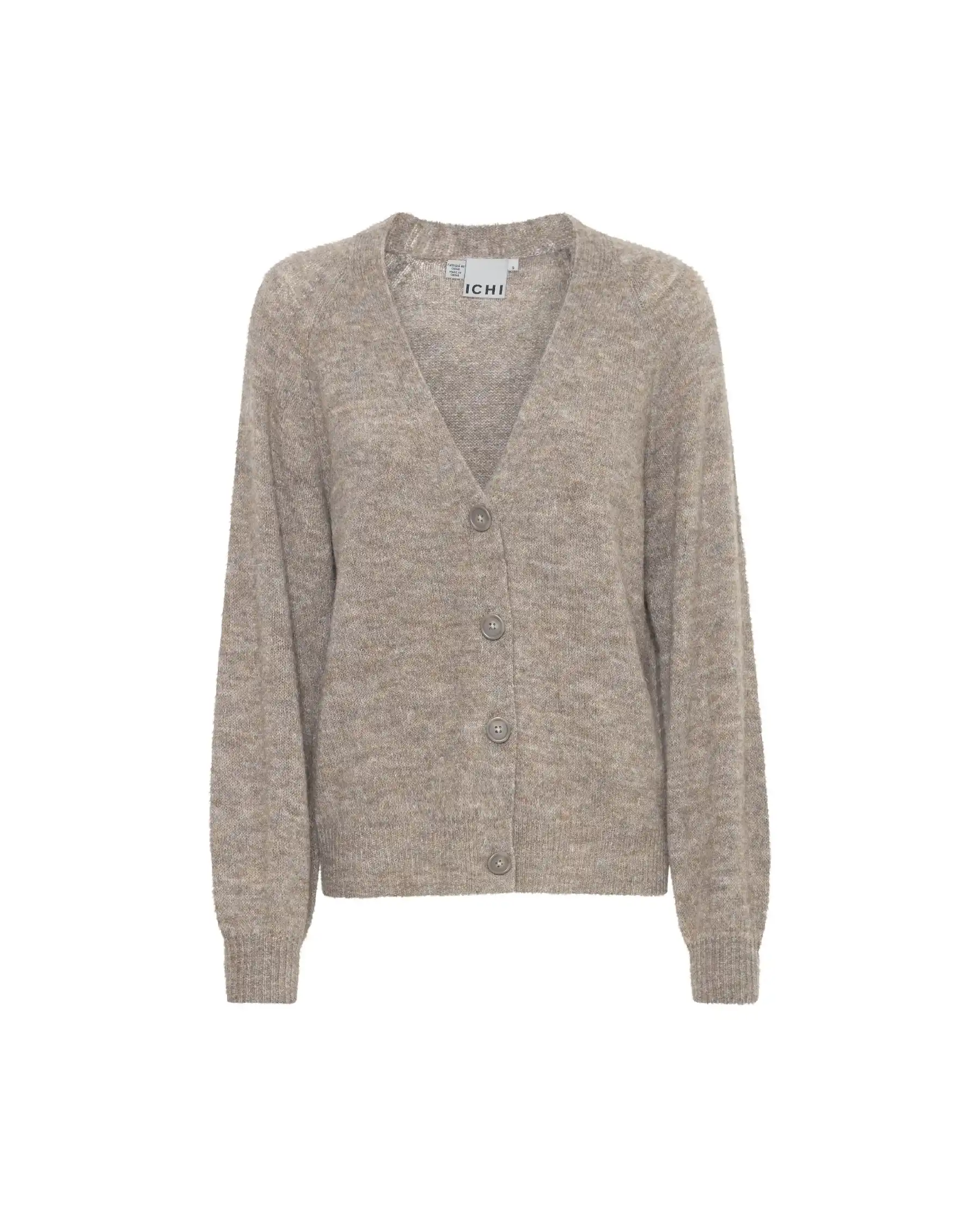 ICHI CARDIGAN GRIGIO