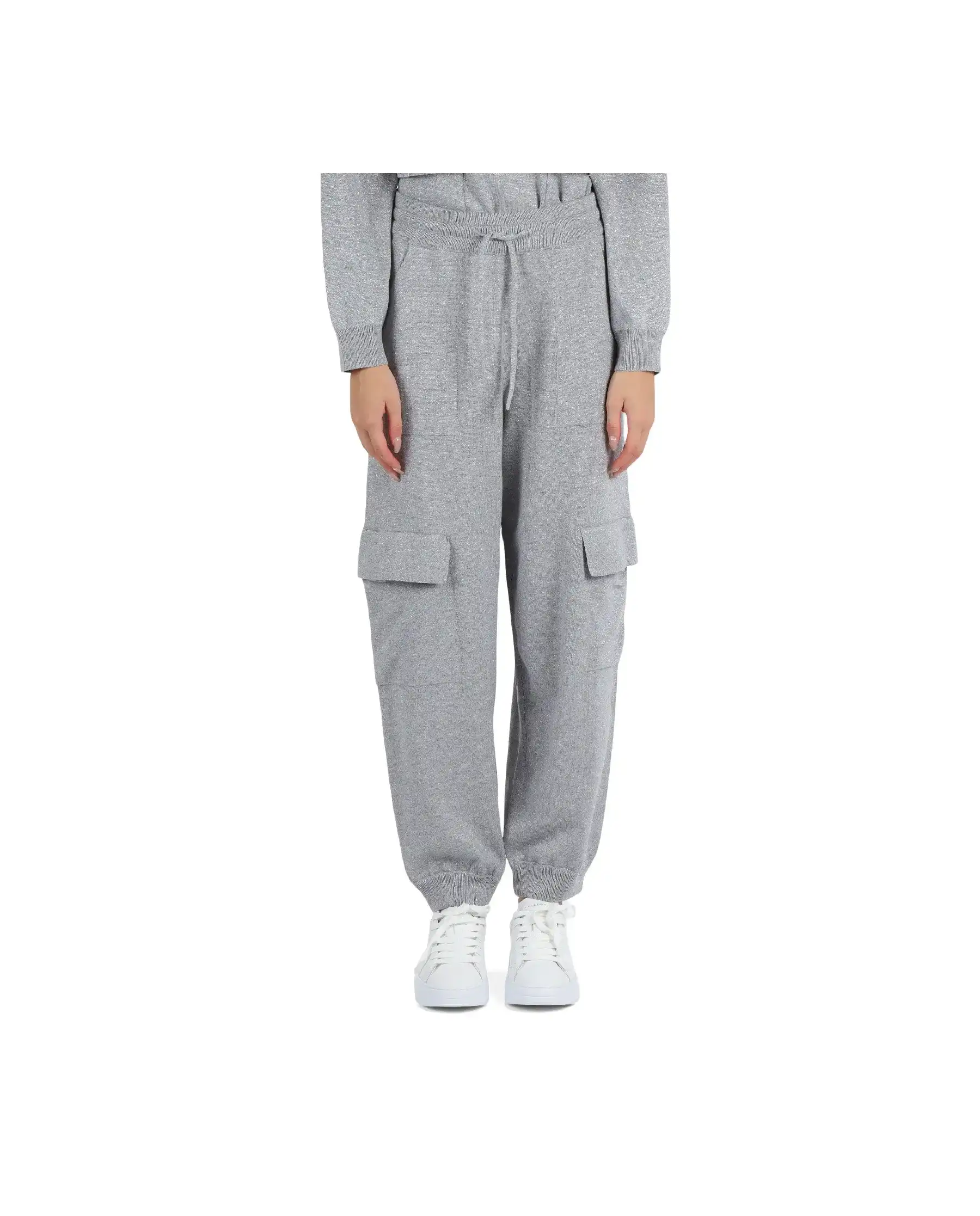 SUN 68 PANTALONI CARGO GRIGIO