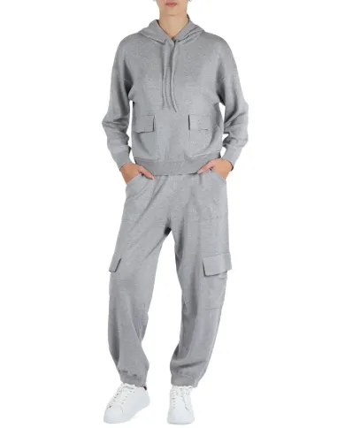 SUN 68 PANTALONI CARGO GRIGIO