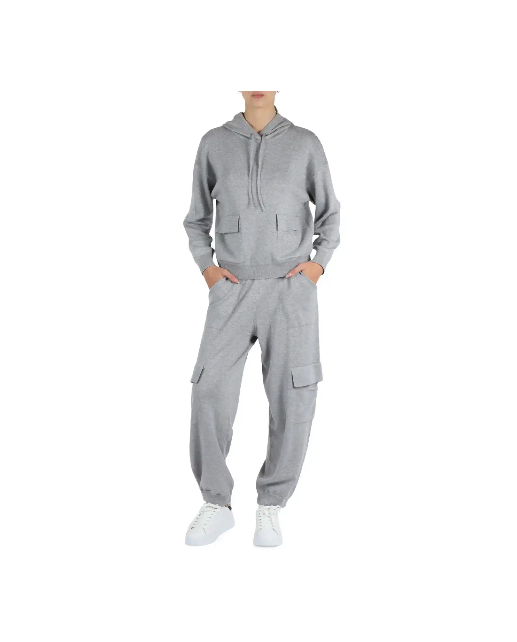 SUN 68 PANTALONI CARGO GRIGIO