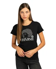 LIU JO T-SHIRT NERO LIU JO T-SHIRT NERO