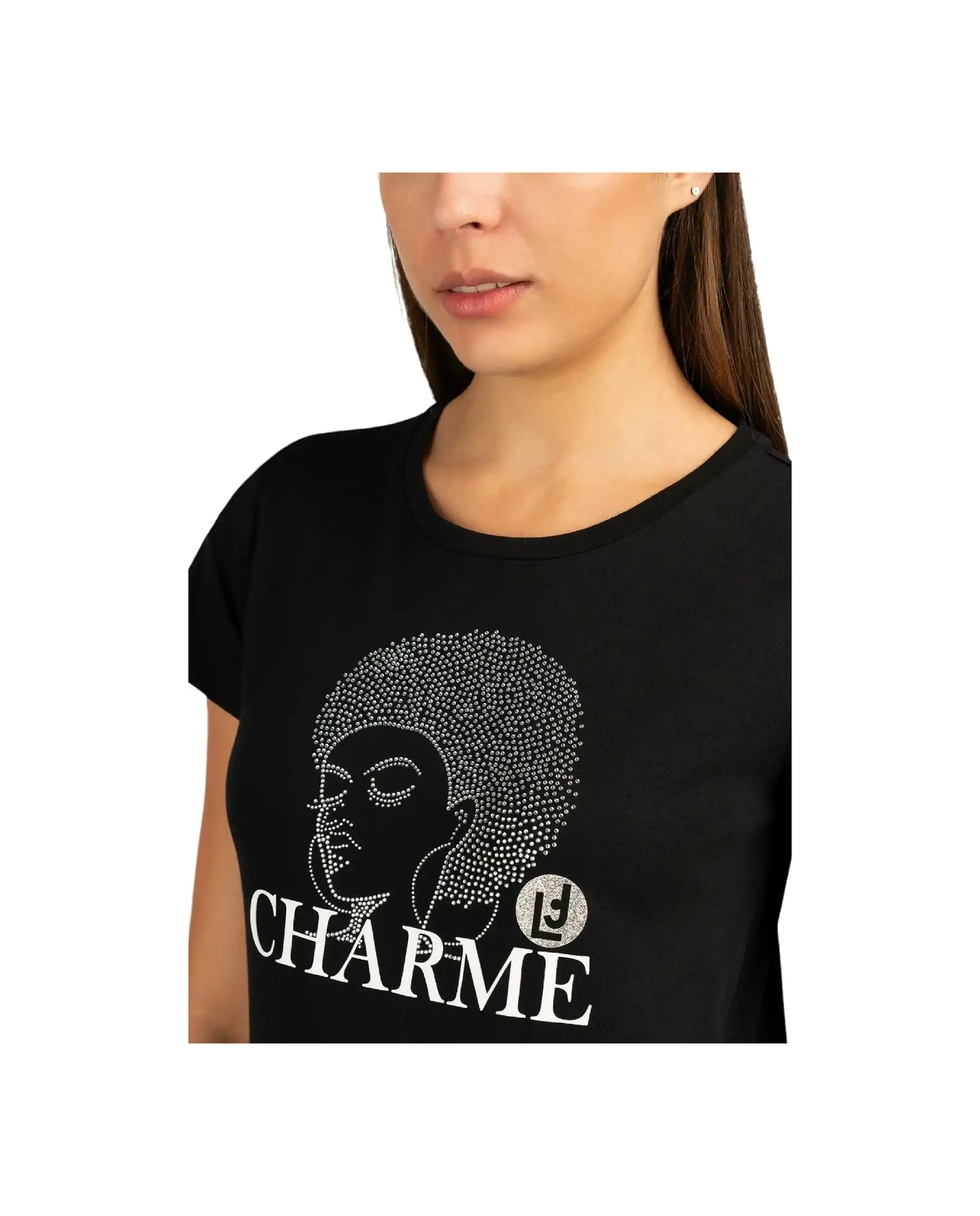 LIU JO T-SHIRT NERO