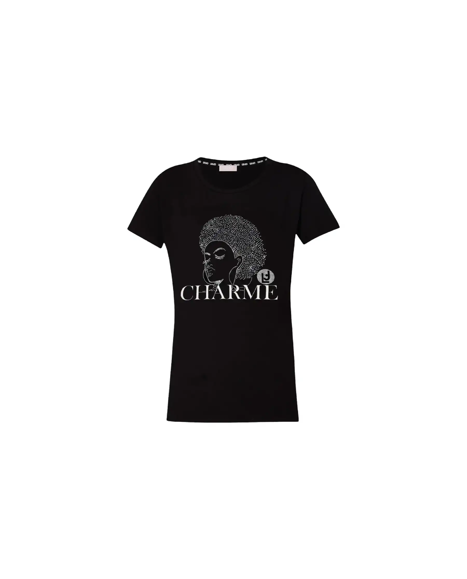 LIU JO T-SHIRT NERO
