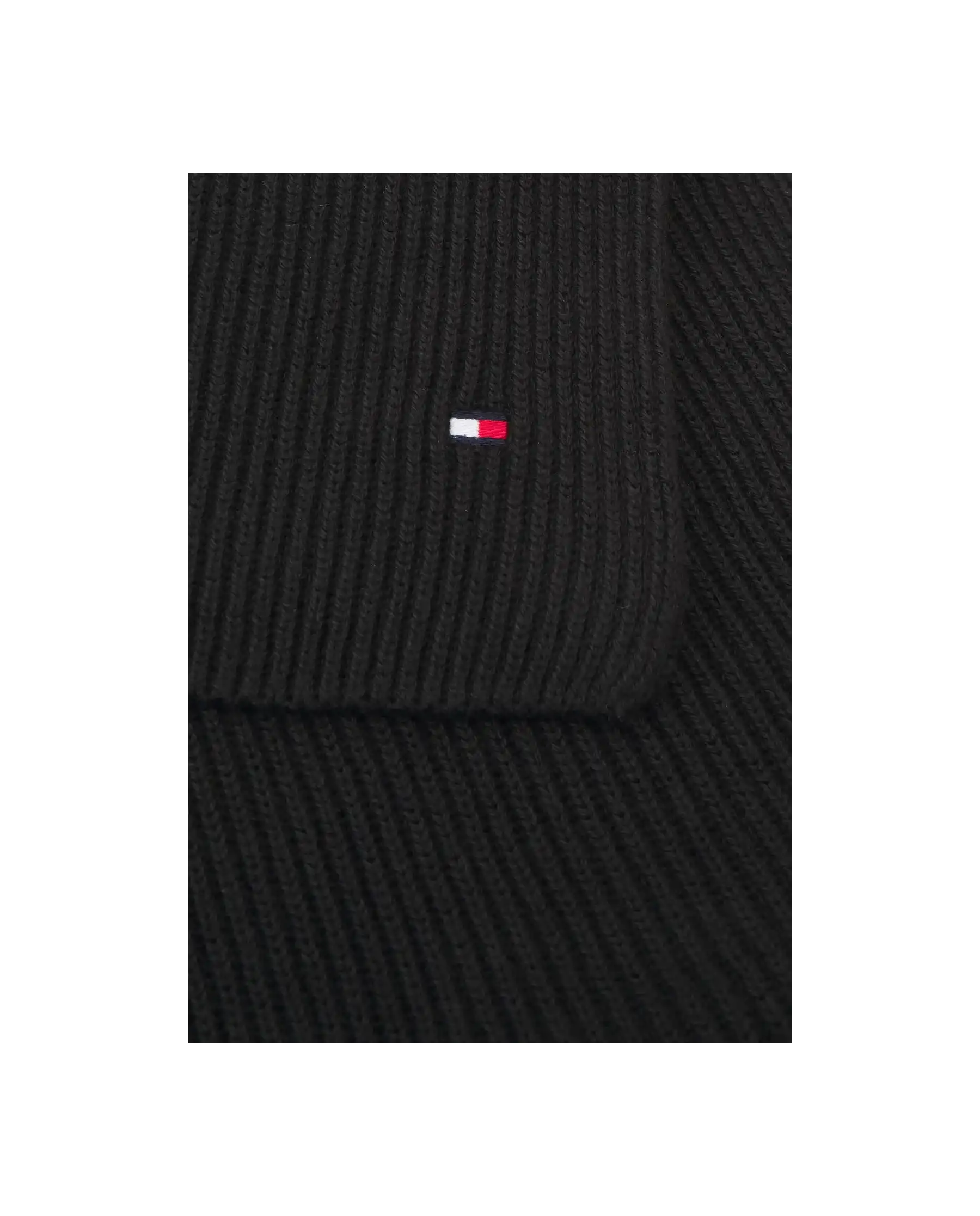 TOMMY HILFIGER SET BERRETTO E SCIARPA NERO