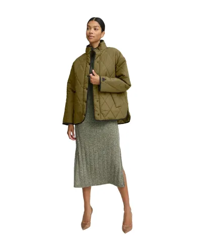 B.YOUNG GIUBBOTTO VERDE MILITARE