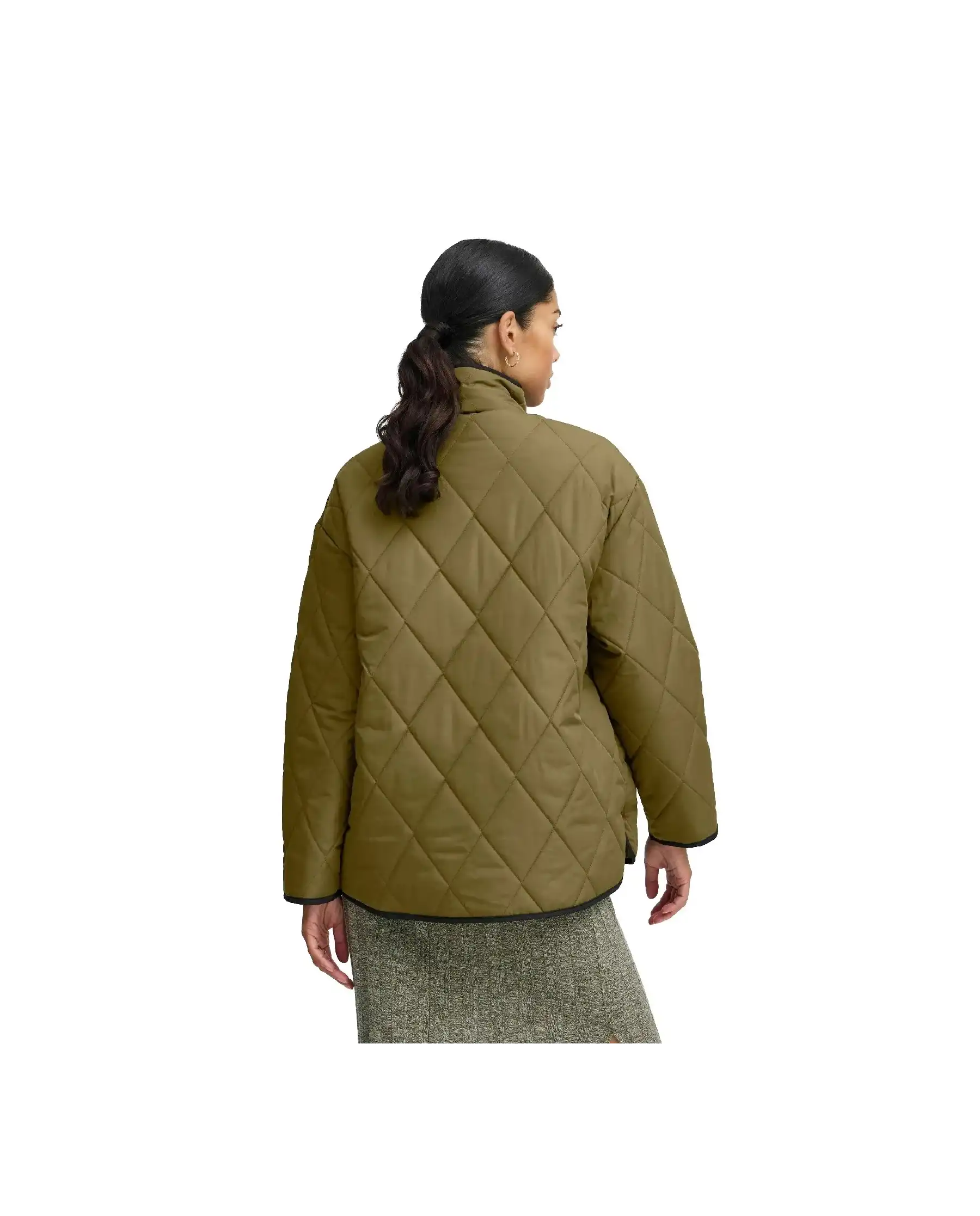 B.YOUNG GIUBBOTTO VERDE MILITARE