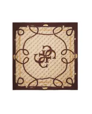 GUESS FOULARD MARRONE