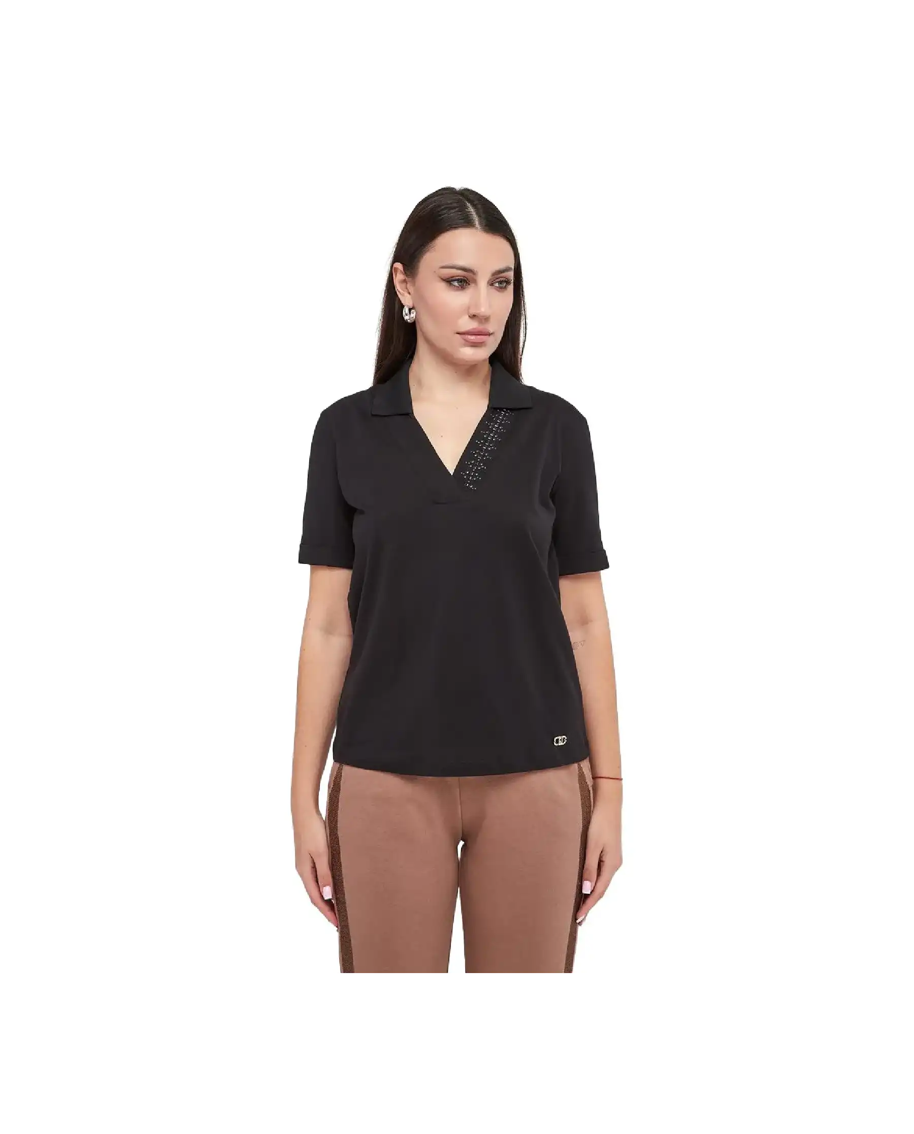 LIU JO T-SHIRT NERO