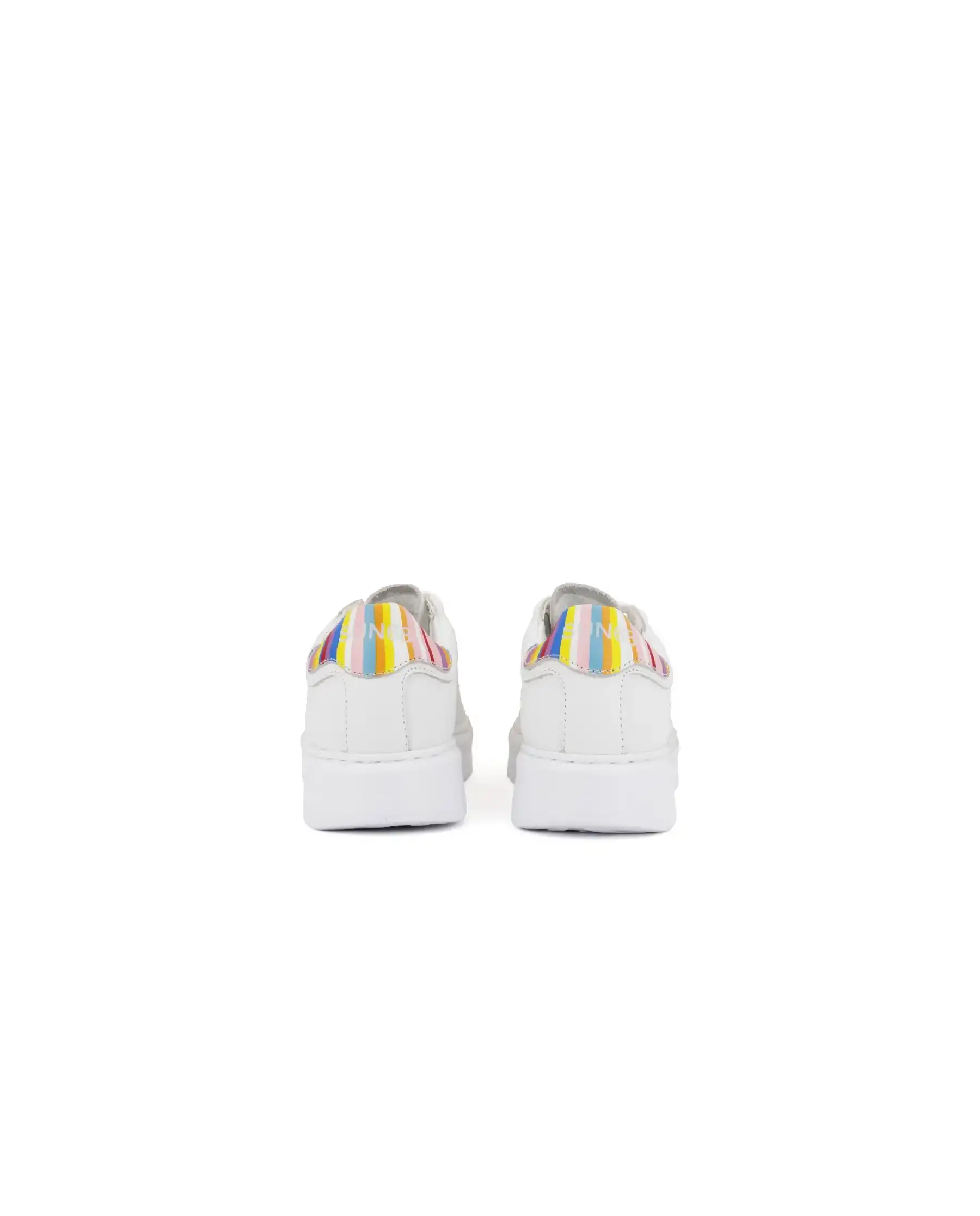 SUN 68 SNEAKERS BIANCO