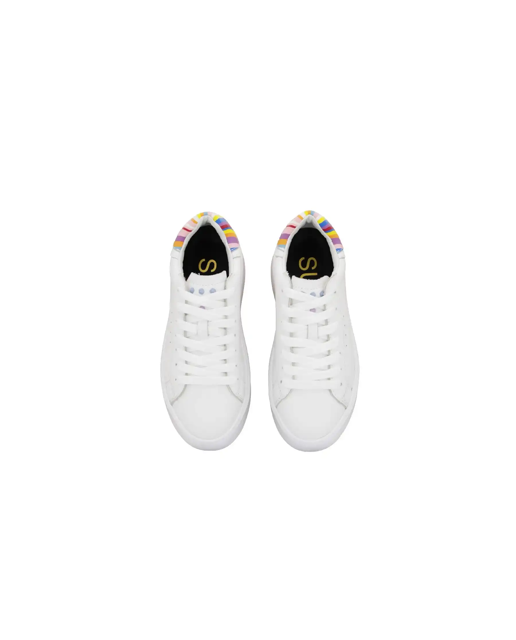 SUN 68 SNEAKERS BIANCO