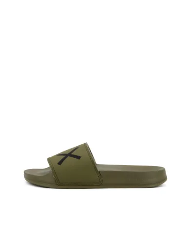 SUN 68 SLIPPERS VERDE MILITARE