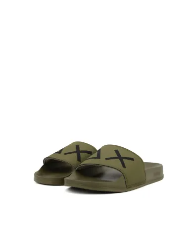 SUN 68 SLIPPERS VERDE MILITARE