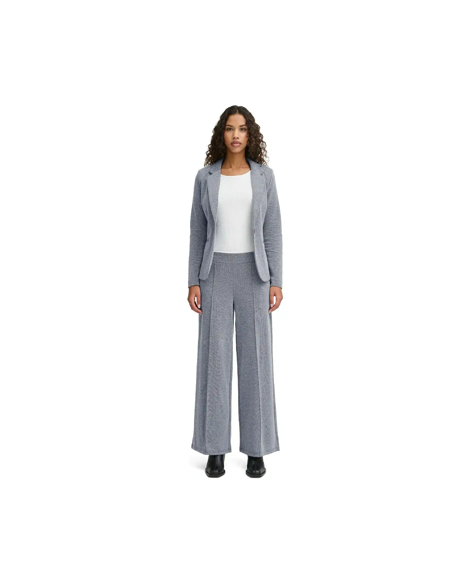 ICHI PANTALONI GRIGIO