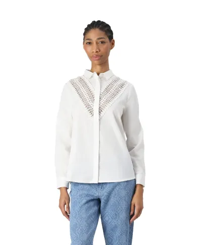 ICHI CAMICIA BIANCO ICHI CAMICIA BIANCO