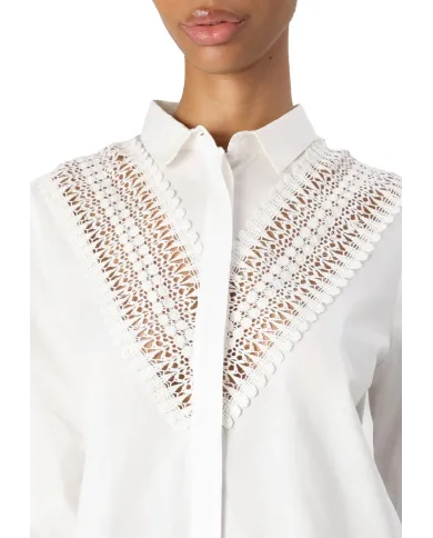 ICHI CAMICIA BIANCO ICHI CAMICIA BIANCO