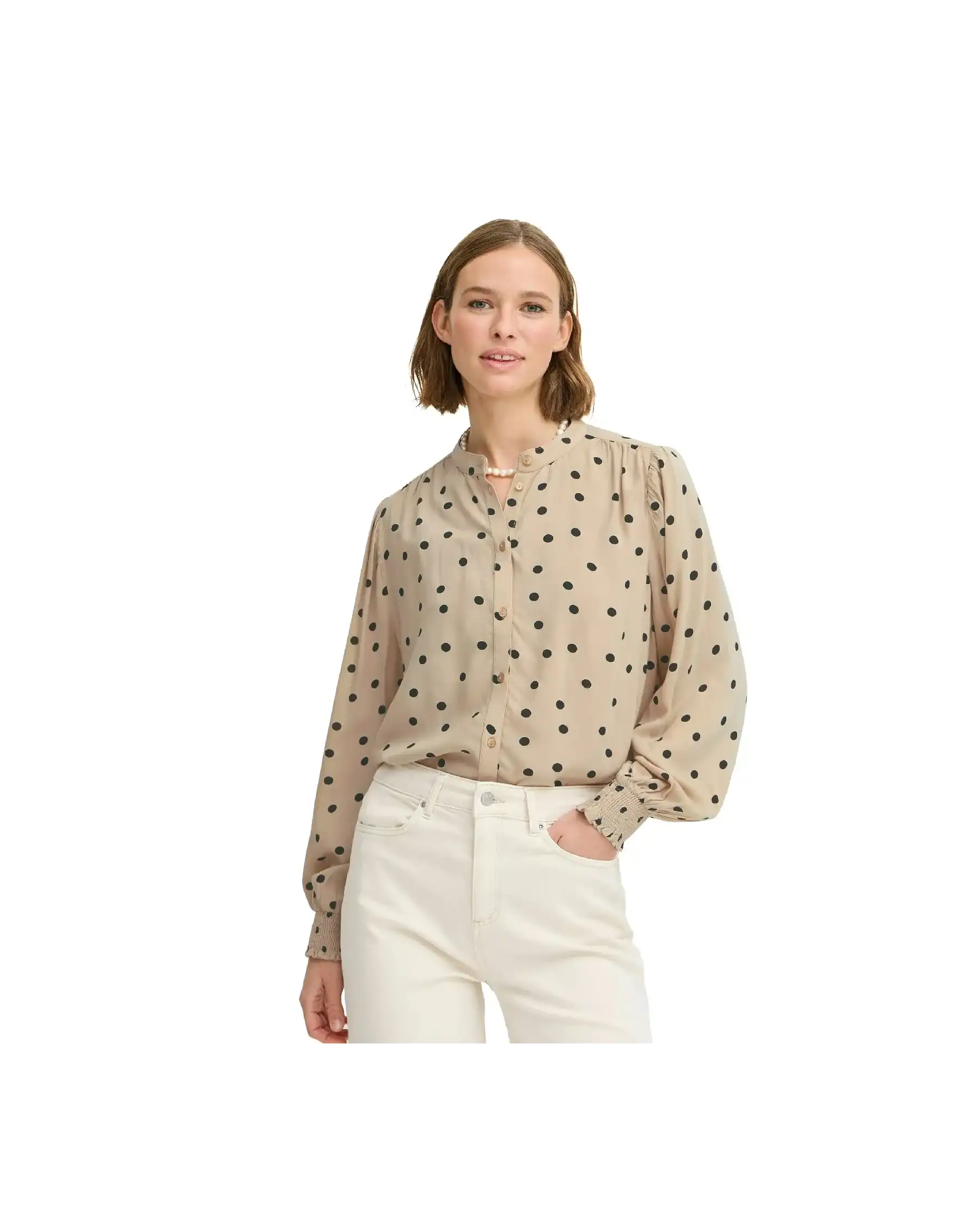 B.YOUNG CAMICIA BEIGE