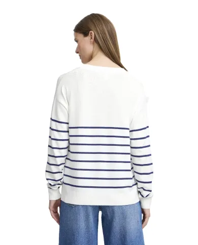 B.YOUNG MAGLIONE BIANCO