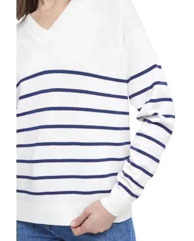 B.YOUNG MAGLIONE BIANCO