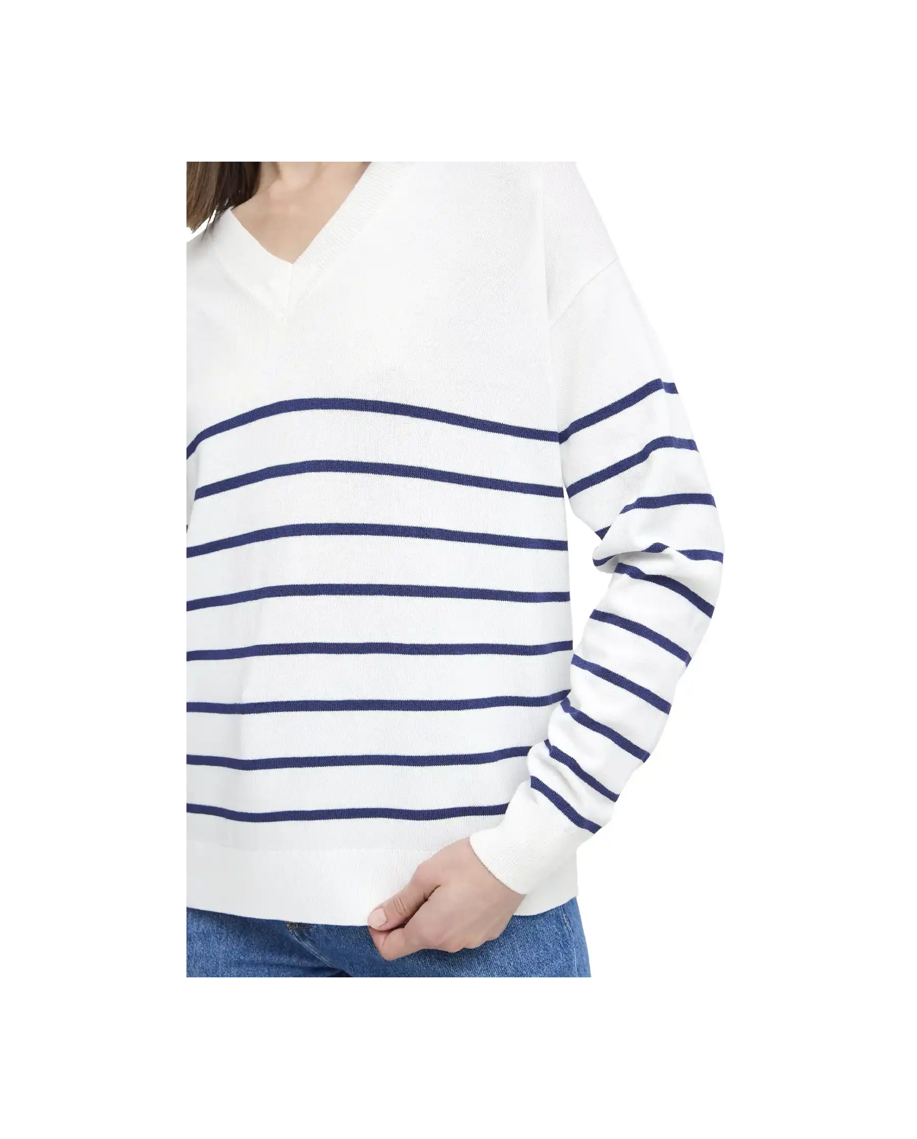 B.YOUNG MAGLIONE BIANCO