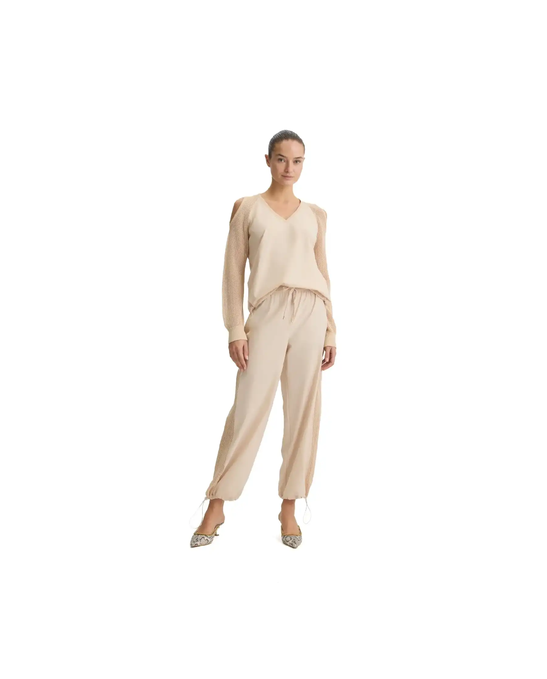 LIU JO PANTALONI BEIGE