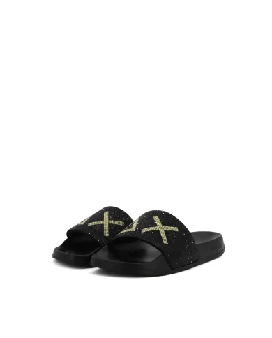 SUN 68 SLIPPERS NERO SUN 68 SLIPPERS NERO