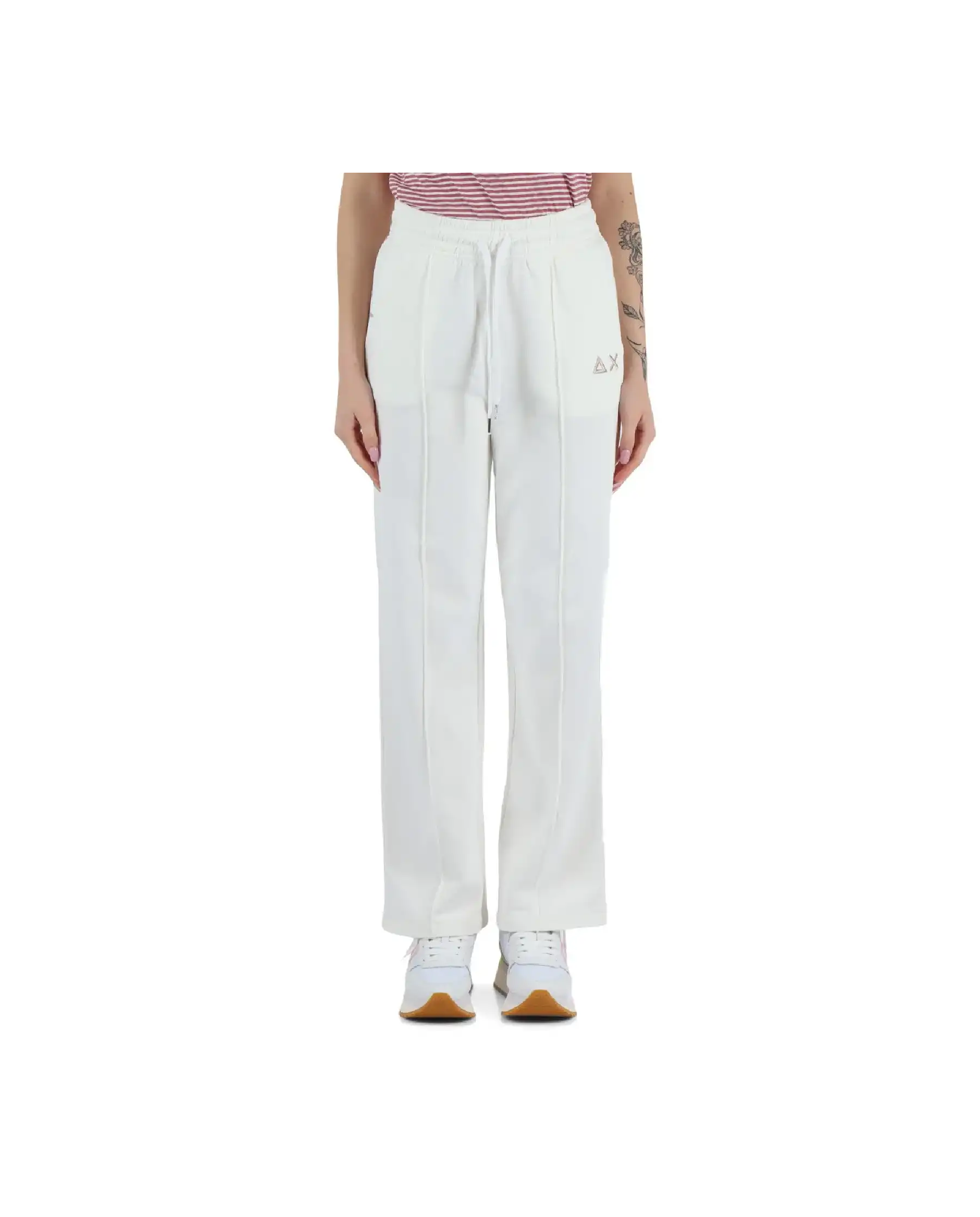 SUN 68 PANTALONI BIANCO