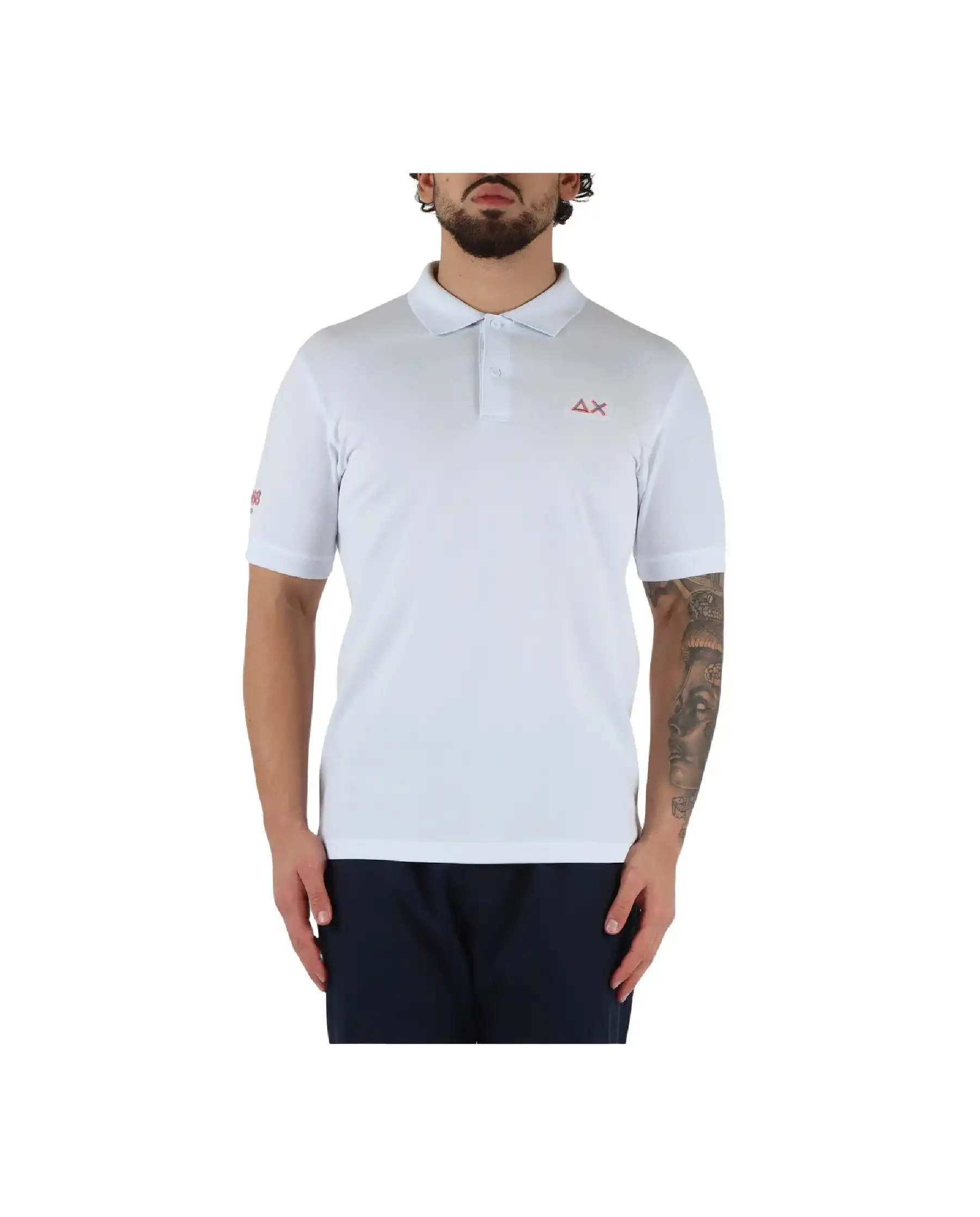 SUN 68 POLO BIANCO
