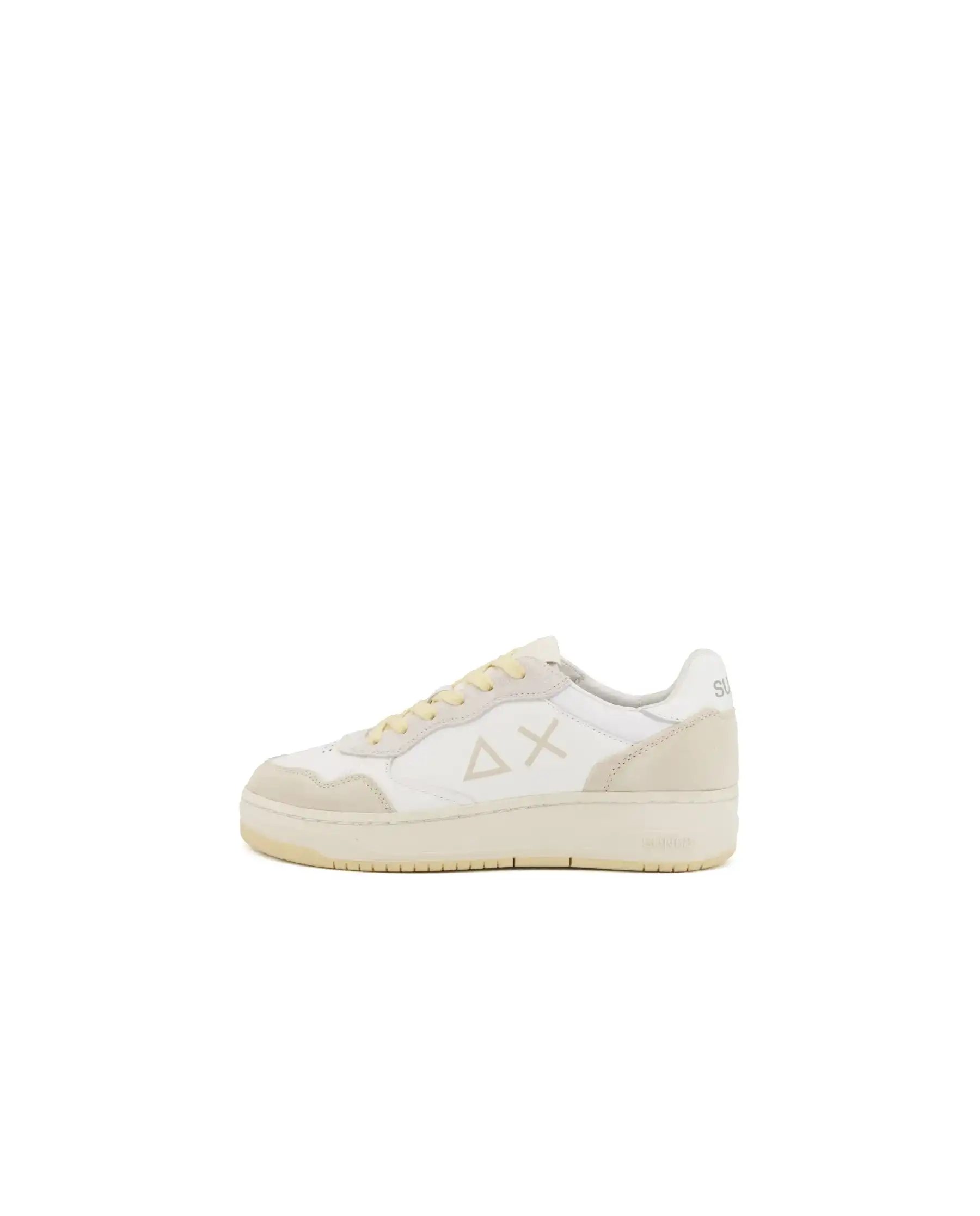 SUN 68 SNEAKERS BIANCO