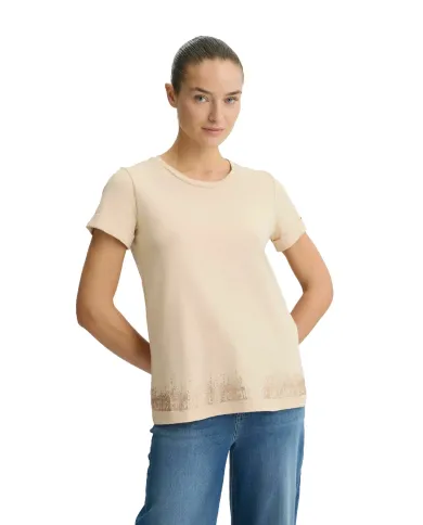 LIU JO T-SHIRT BEIGE LIU JO T-SHIRT BEIGE