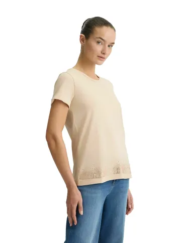 LIU JO T-SHIRT BEIGE LIU JO T-SHIRT BEIGE