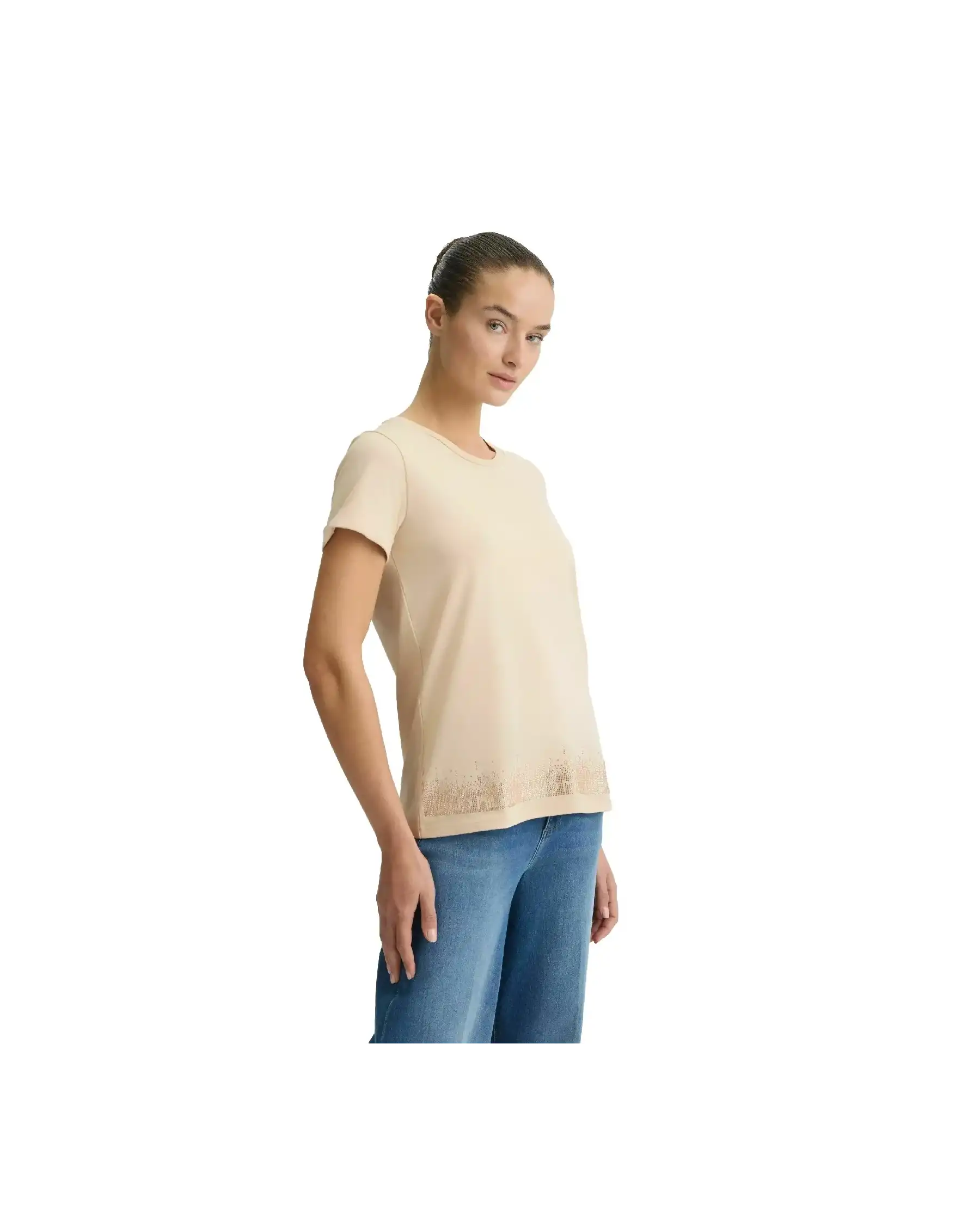 LIU JO T-SHIRT BEIGE