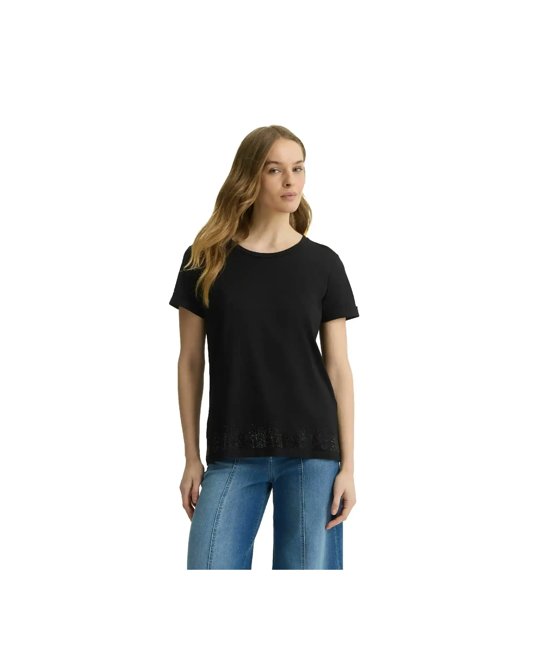 LIU JO T-SHIRT NERO LIU JO T-SHIRT NERO