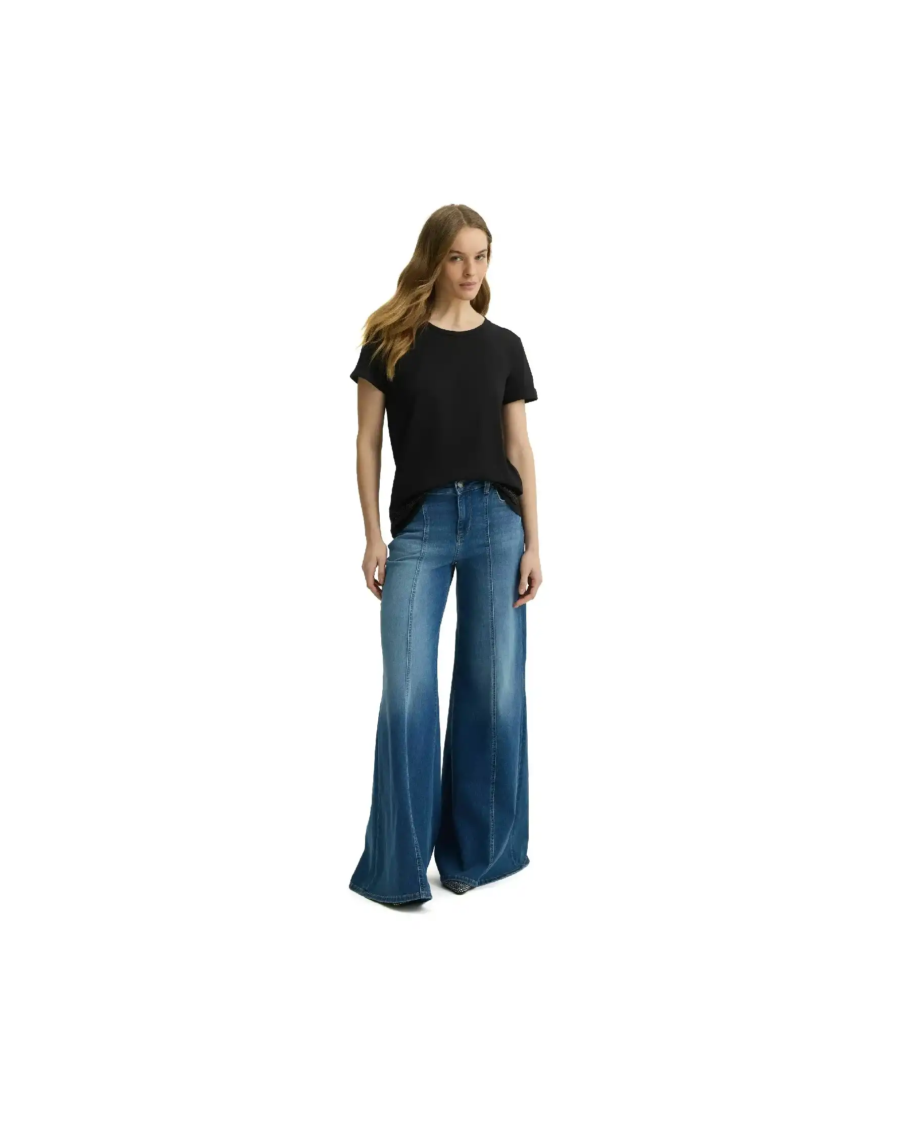 LIU JO T-SHIRT NERO LIU JO T-SHIRT NERO