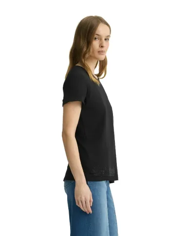 LIU JO T-SHIRT NERO LIU JO T-SHIRT NERO