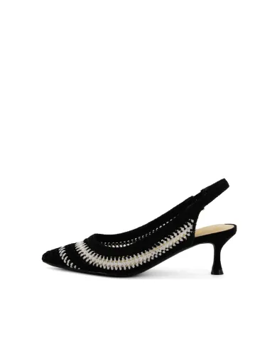 CHICONIC SLING BACK NERO CHICONIC SLING BACK NERO