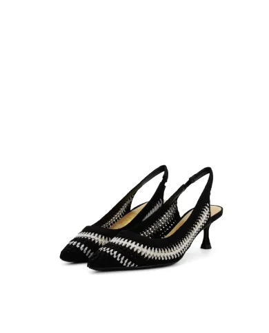 CHICONIC SLING BACK NERO CHICONIC SLING BACK NERO