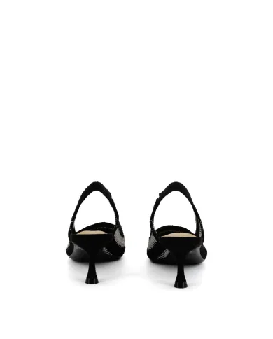 CHICONIC SLING BACK NERO CHICONIC SLING BACK NERO