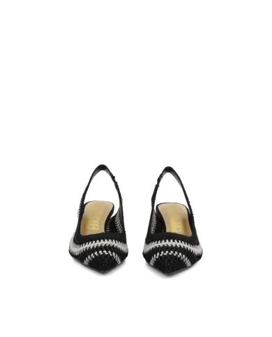 CHICONIC SLING BACK NERO CHICONIC SLING BACK NERO