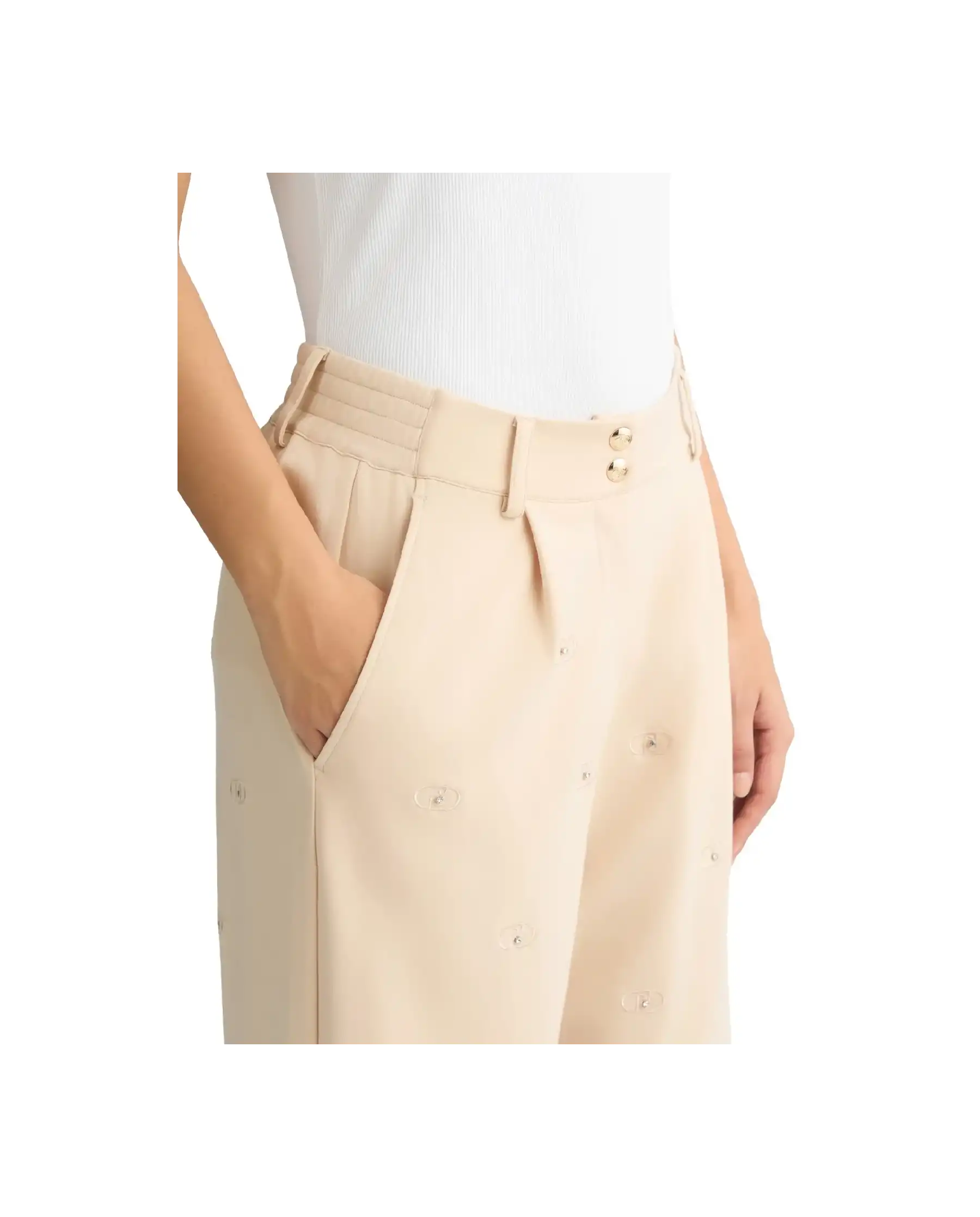 LIU JO PANTALONI BEIGE
