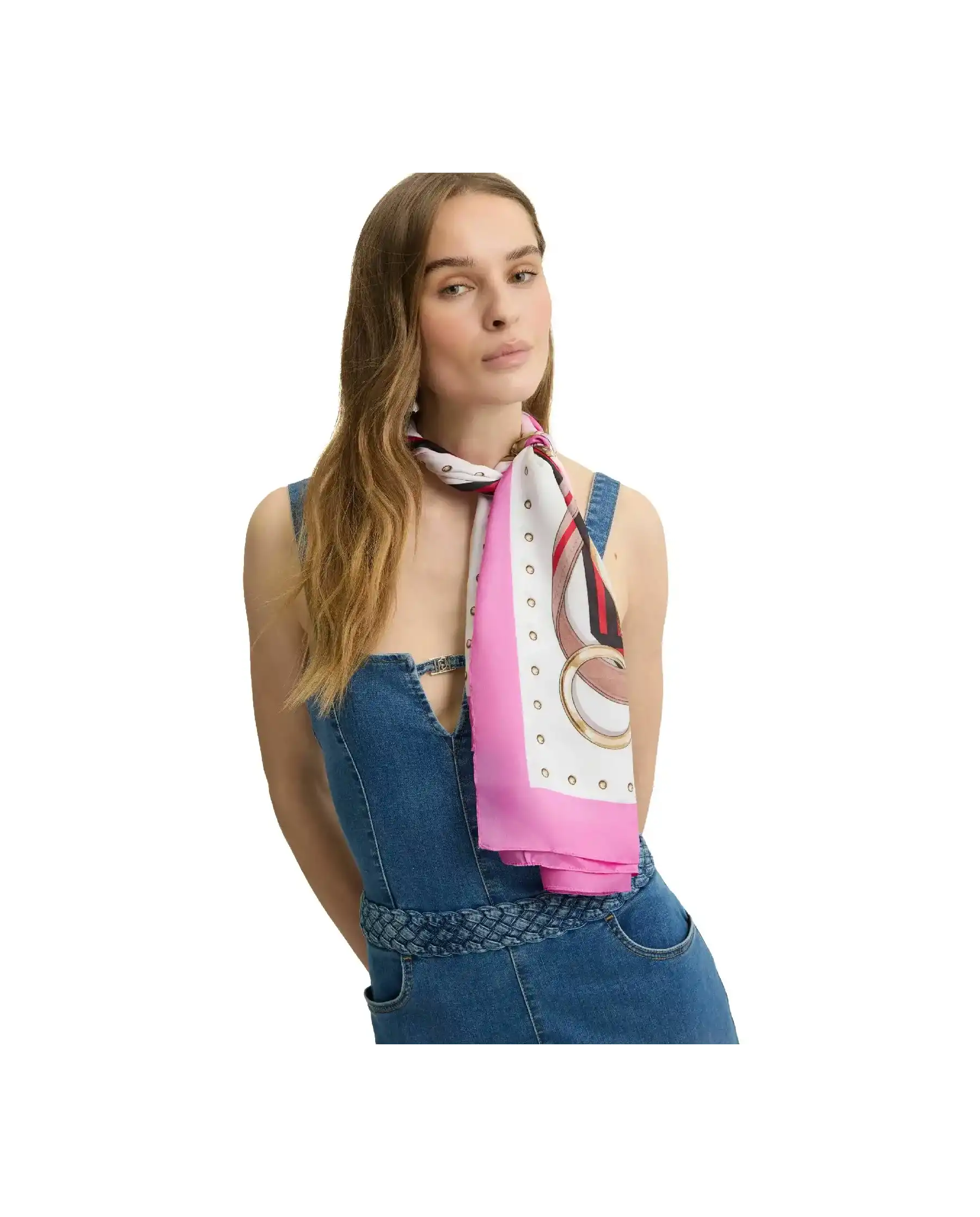 LIU JO FOULARD ROSA