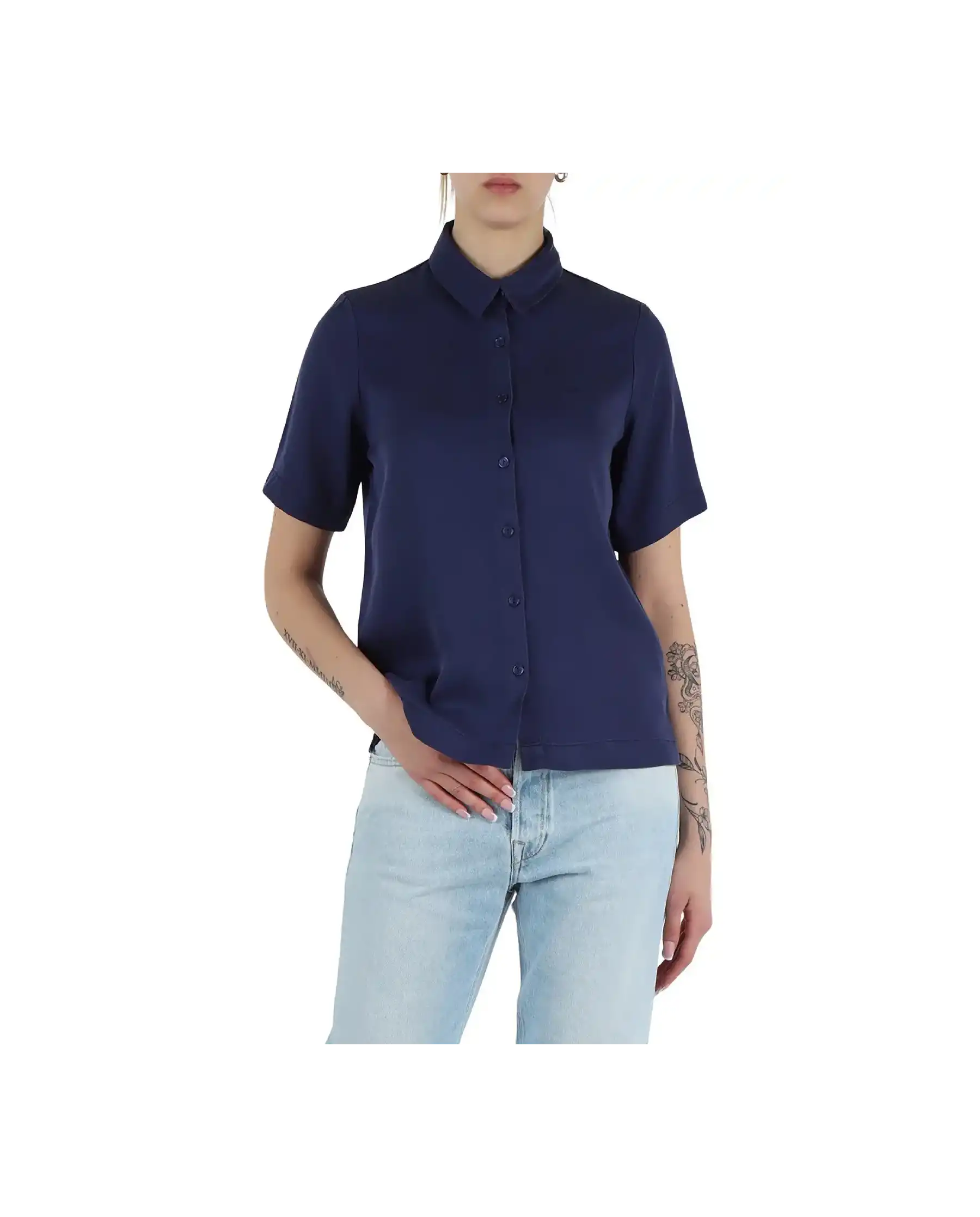 SUN 68 CAMICIA BLU