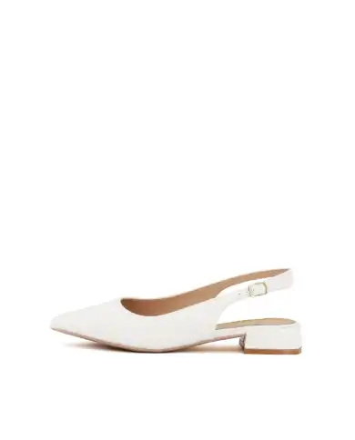 CLAUD•V SLING BACK BIANCO CLAUD•V SLING BACK BIANCO