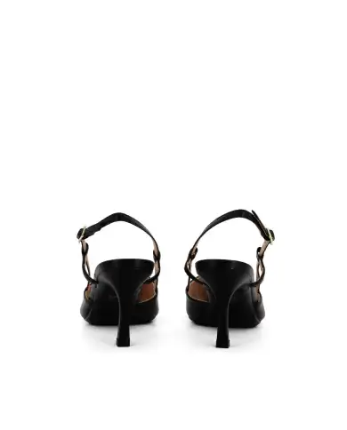 CLAUD•V SLING BACK NERO CLAUD•V SLING BACK NERO