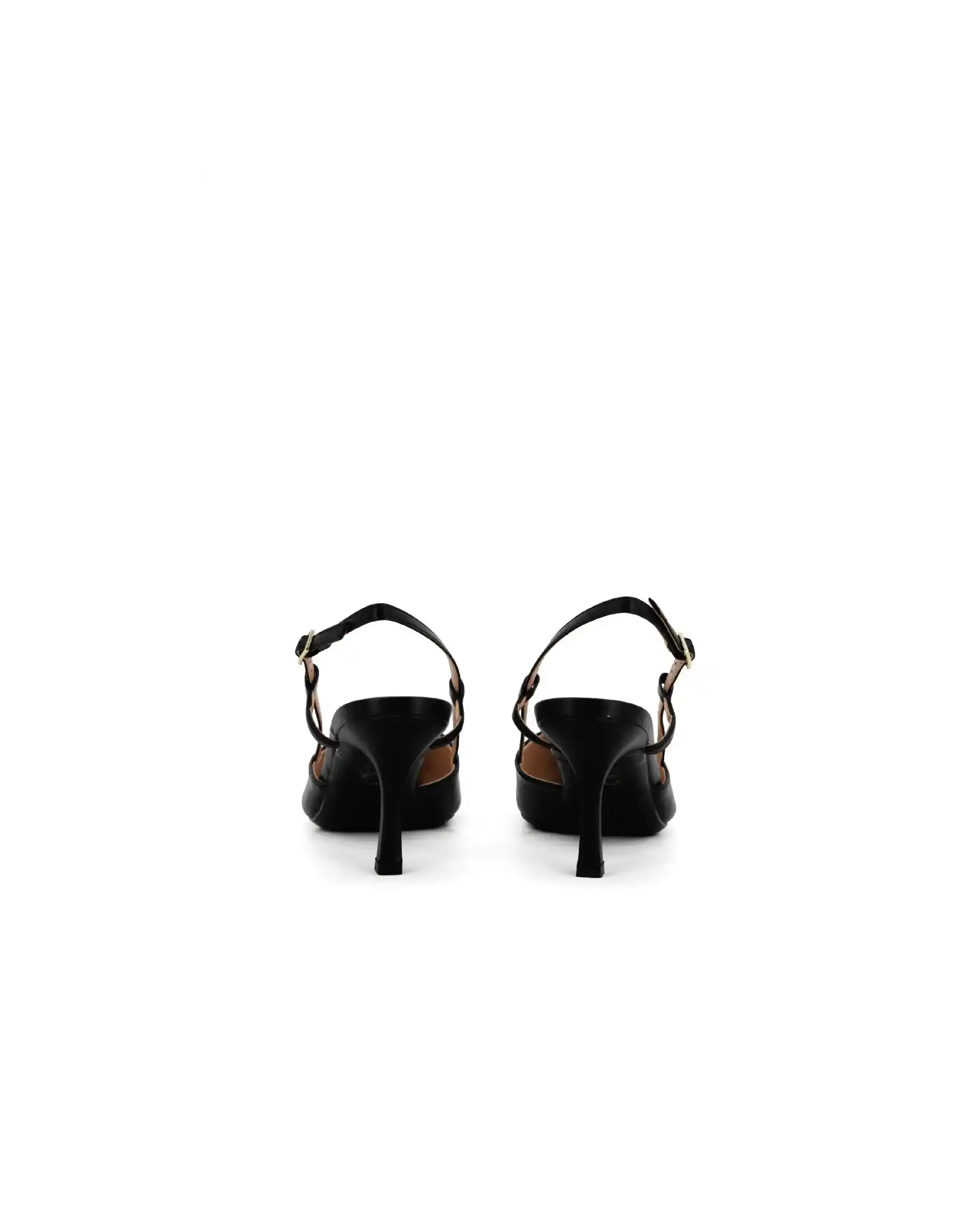 CLAUD•V SLING BACK NERO