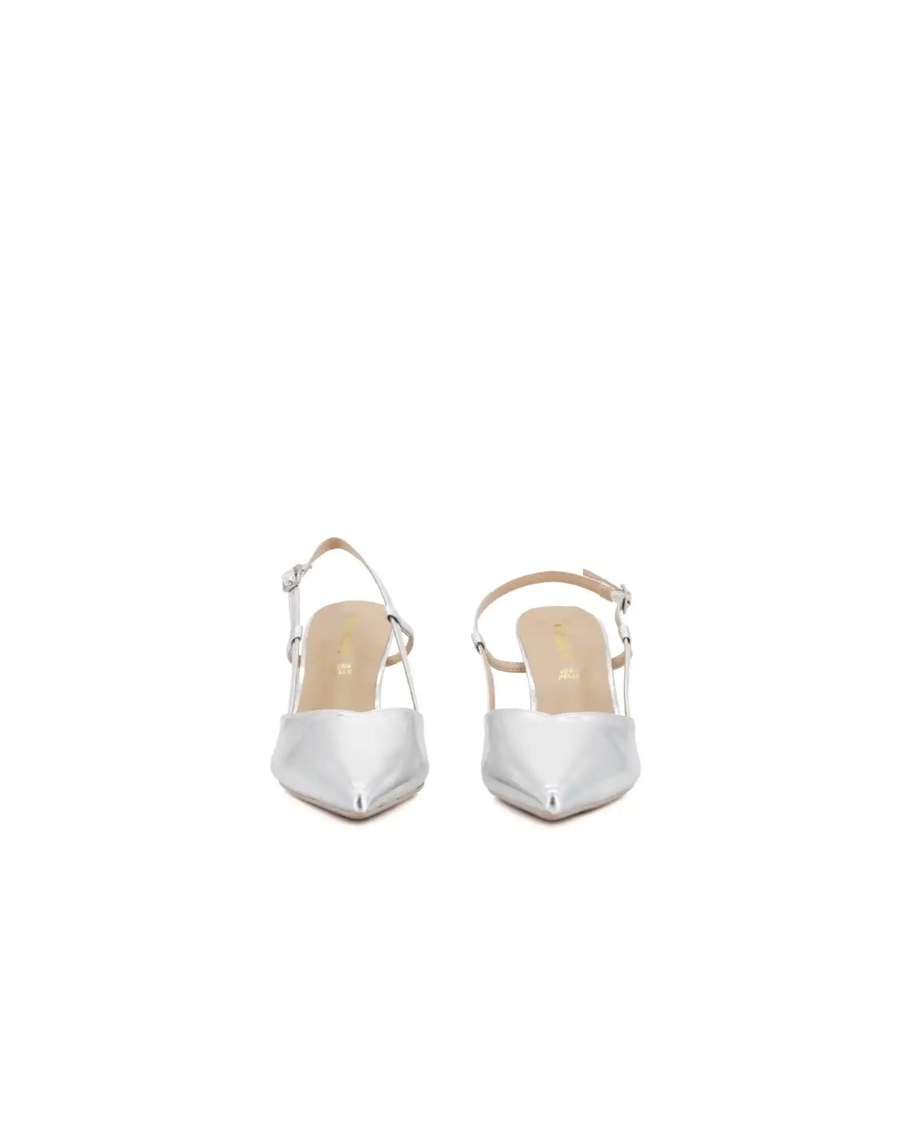 CLAUD•V SLING BACK ARGENTO