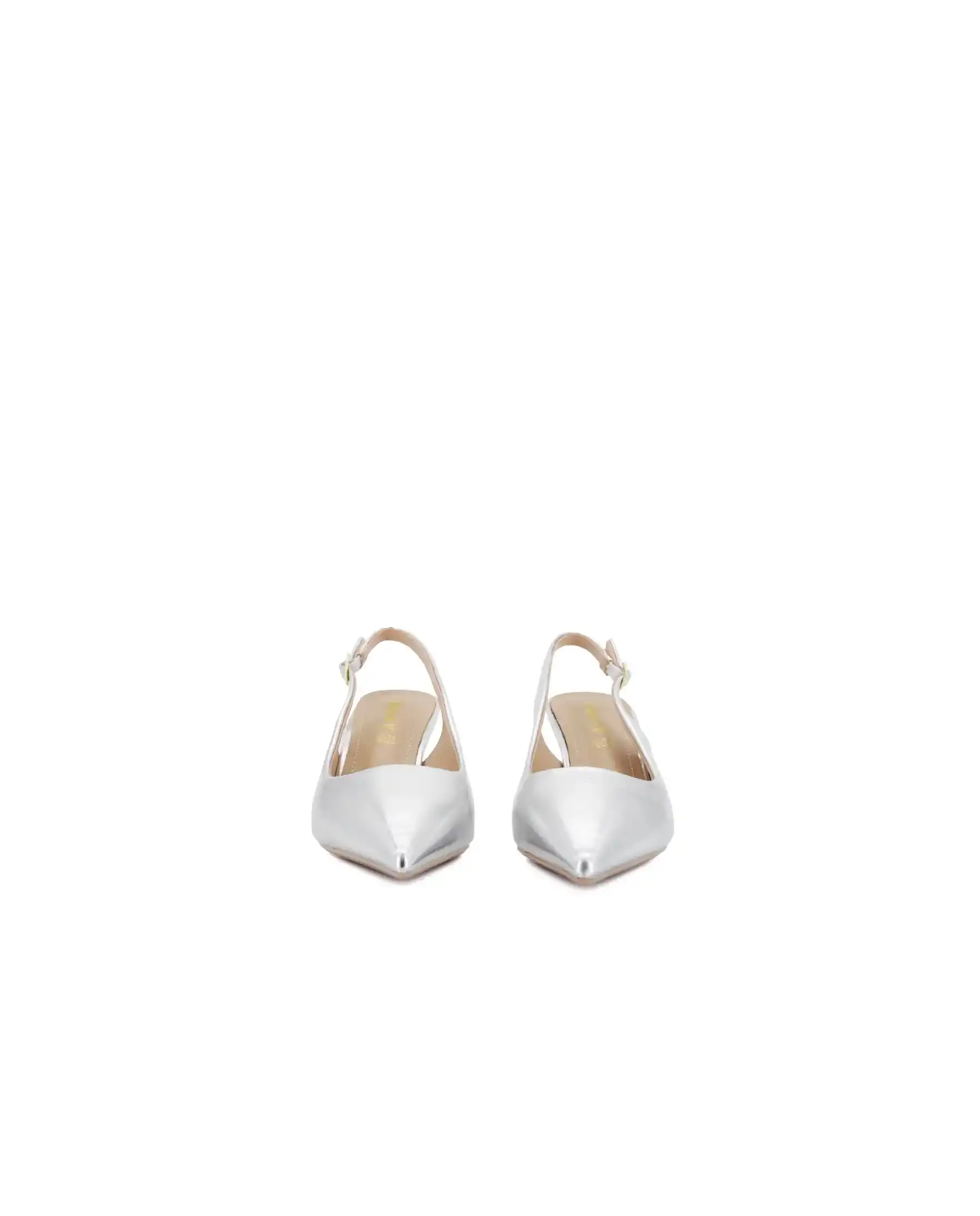 CLAUD•V SLING BACK ARGENTO
