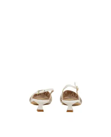 CLAUD•V SLING BACK BIANCO CLAUD•V SLING BACK BIANCO